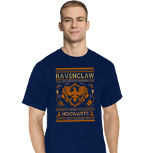 Load image into Gallery viewer, Shirts T-Shirts, Tall / Large / Navy Ravenclaw Sweater