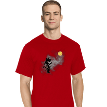 Load image into Gallery viewer, Shirts T-Shirts, Tall / Large / Red Saiyan With Balloon