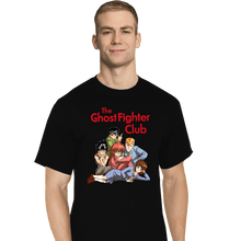 Load image into Gallery viewer, Secret_Shirts T-Shirts, Tall / Large / Black Ghost Fighters Club