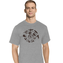 Load image into Gallery viewer, Secret_Shirts T-Shirts, Tall / Large / Sports Grey Timeline