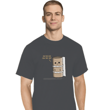 Load image into Gallery viewer, Shirts T-Shirts, Tall / Large / Charcoal Paper Rold