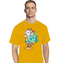 Load image into Gallery viewer, Shirts T-Shirts, Tall / Large / White Magical Silhouettes - Chocobo
