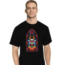 Load image into Gallery viewer, Daily_Deal_Shirts T-Shirts, Tall / Large / Black Lamb Stained Glass