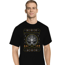Load image into Gallery viewer, Shirts T-Shirts, Tall / Large / Black Grace Golden Tree Ugly Sweater