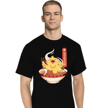 Load image into Gallery viewer, Shirts T-Shirts, Tall / Large / Black Fat Chocobo Ramen