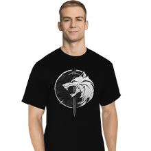 Load image into Gallery viewer, Shirts T-Shirts, Tall / Large / Black Wh1t3 W0lf