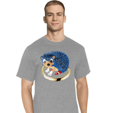 Load image into Gallery viewer, Secret_Shirts T-Shirts, Tall / Large / Sports Grey The Fastest Hedgehog