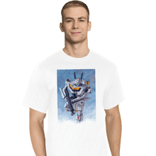 Load image into Gallery viewer, Daily_Deal_Shirts T-Shirts, Tall / Large / White VF-1S Watercolor