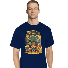 Load image into Gallery viewer, Daily_Deal_Shirts T-Shirts, Tall / Large / Navy The Wizard Of Sleep
