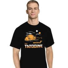 Load image into Gallery viewer, Shirts T-Shirts, Tall / Large / Black Vintage Visit Tatooine