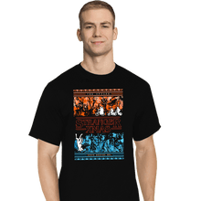 Load image into Gallery viewer, Shirts T-Shirts, Tall / Large / Black Stranger Ugly Sweater