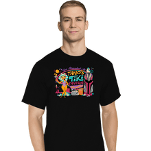 Load image into Gallery viewer, Daily_Deal_Shirts T-Shirts, Tall / Large / Black Tano's Tiki Tavern