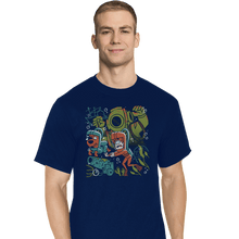 Load image into Gallery viewer, Daily_Deal_Shirts T-Shirts, Tall / Large / Navy Mystery Dive