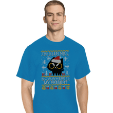 Load image into Gallery viewer, Daily_Deal_Shirts T-Shirts, Tall / Large / Royal Blue Where Is My Present
