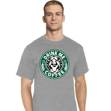 Load image into Gallery viewer, Daily_Deal_Shirts T-Shirts, Tall / Large / Sports Grey Drink Me Coffee