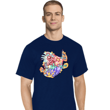 Load image into Gallery viewer, Shirts T-Shirts, Tall / Large / Navy Magical Silhouettes - Flounder