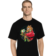 Load image into Gallery viewer, Secret_Shirts T-Shirts, Tall / Large / Black Why You Little Turtle Mikey