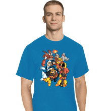 Load image into Gallery viewer, Daily_Deal_Shirts T-Shirts, Tall / Large / Royal Blue Robot Masters