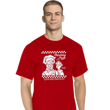 Load image into Gallery viewer, Daily_Deal_Shirts T-Shirts, Tall / Large / Red Planetary Pizza