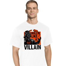 Load image into Gallery viewer, Secret_Shirts T-Shirts, Tall / Large / White Grillin Villain