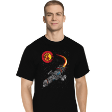 Load image into Gallery viewer, Shirts T-Shirts, Tall / Large / Black Leaf On The Wind