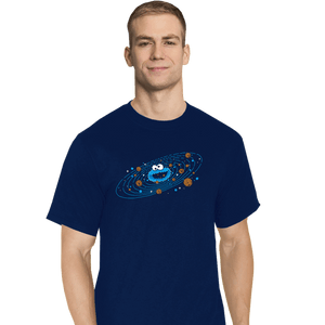 Daily_Deal_Shirts T-Shirts, Tall / Large / Navy Cookie Orbit