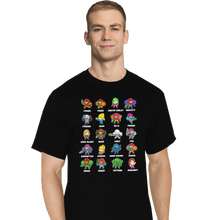 Load image into Gallery viewer, Daily_Deal_Shirts T-Shirts, Tall / Large / Black The Many Suits Of Samus