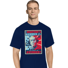 Load image into Gallery viewer, Shirts T-Shirts, Tall / Large / Navy Grabthar's Hammer