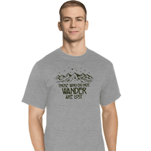 Load image into Gallery viewer, Secret_Shirts T-Shirts, Tall / Large / Sports Grey Those Who Do Not Wander