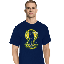 Load image into Gallery viewer, Shirts T-Shirts, Tall / Large / Navy Retro Rebel Jedi