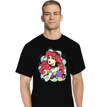 Load image into Gallery viewer, Daily_Deal_Shirts T-Shirts, Tall / Large / Black Down Where It's Wetter