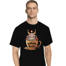 Load image into Gallery viewer, Secret_Shirts T-Shirts, Tall / Large / Black Black Coffee Cup