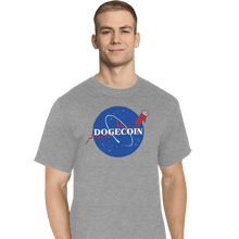 Load image into Gallery viewer, Daily_Deal_Shirts T-Shirts, Tall / Large / Sports Grey Nasa Doge