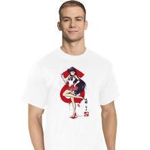 Load image into Gallery viewer, Daily_Deal_Shirts T-Shirts, Tall / Large / White Mars Sumi-e