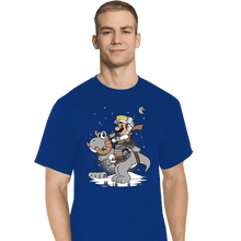 Load image into Gallery viewer, Shirts T-Shirts, Tall / Large / Royal Blue Mario Strikes Back