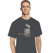 Load image into Gallery viewer, Shirts T-Shirts, Tall / Large / Charcoal Out Of Fuel