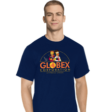 Load image into Gallery viewer, Daily_Deal_Shirts T-Shirts, Tall / Large / Navy Globex Corp