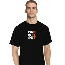 Load image into Gallery viewer, Secret_Shirts T-Shirts, Tall / Large / Black One Way Out