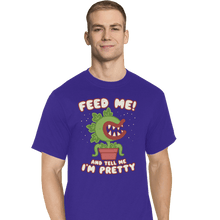 Load image into Gallery viewer, Daily_Deal_Shirts T-Shirts, Tall / Large / Royal Blue Feed Me!!
