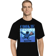 Load image into Gallery viewer, Daily_Deal_Shirts T-Shirts, Tall / Large / Black Never Cookie