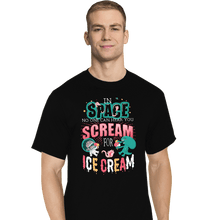 Load image into Gallery viewer, Daily_Deal_Shirts T-Shirts, Tall / Large / Black Scream for Ice Cream