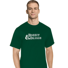Load image into Gallery viewer, Secret_Shirts T-Shirts, Tall / Large / Charcoal Hobbit And Dragon