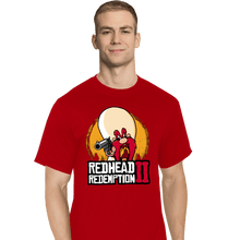 Load image into Gallery viewer, Shirts T-Shirts, Tall / Large / Red Readhead Redemption II