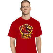 Load image into Gallery viewer, Shirts T-Shirts, Tall / Large / Red Gryffindors Lions
