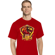 Load image into Gallery viewer, Shirts T-Shirts, Tall / Large / Red Gryffindors Lions