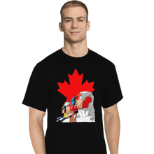 Load image into Gallery viewer, Shirts T-Shirts, Tall / Large / Black Captain Canuck And Team Canada