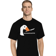 Load image into Gallery viewer, Shirts T-Shirts, Tall / Large / Black Peace Was Never An Option