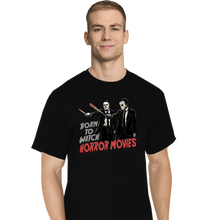 Load image into Gallery viewer, Daily_Deal_Shirts T-Shirts, Tall / Large / Black Born To Watch