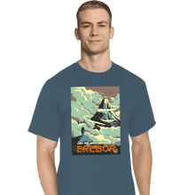 Load image into Gallery viewer, Shirts T-Shirts, Tall / Large / Indigo Blue Visit Erebor