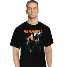 Load image into Gallery viewer, Secret_Shirts T-Shirts, Tall / Large / Black Magic Mike